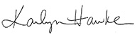 Signature by Karlyn Hawke