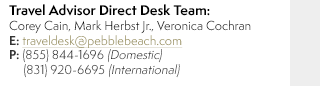 Travel Advisor Direct Desk Team - call (855) 844-1696