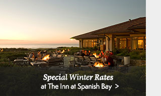 Special Winter Rates at The Inn at Spanish Bay