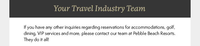 Your Travel Industry Team